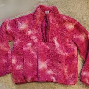 Xersion Pink Fleece Pullover